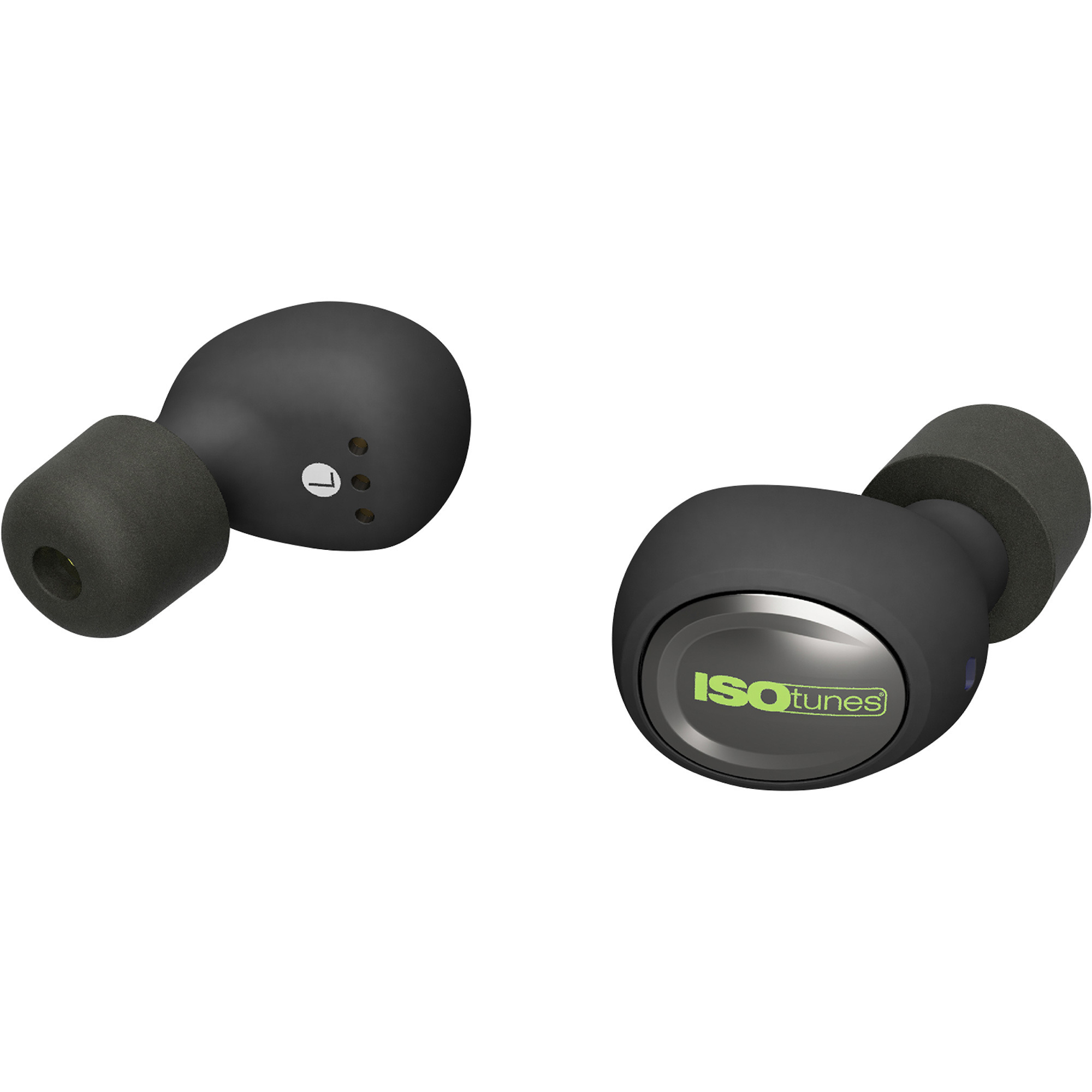 ISOtunes FREE 2.0 Wireless Headphones, Black, Includes 6 Pairs of Eartips: 3 Pairs Foam Eartips, 3 Pairs Silicone Double Flange Eartips, Model# IT-73